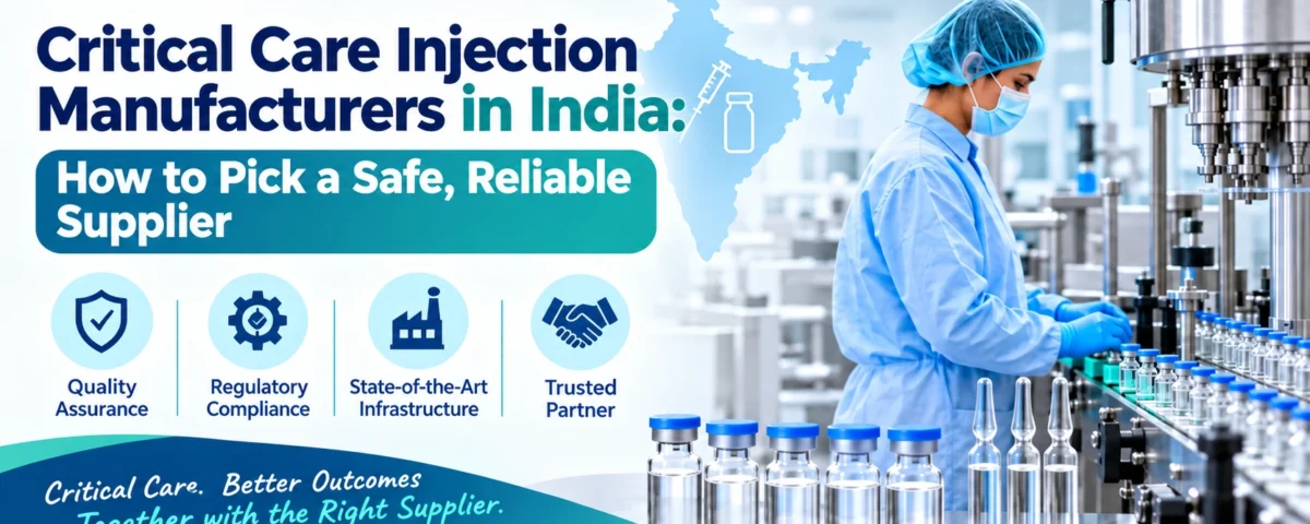 Critical Care Injection Manufacturers in India