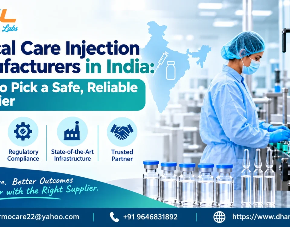 Critical Care Injection Manufacturers in India